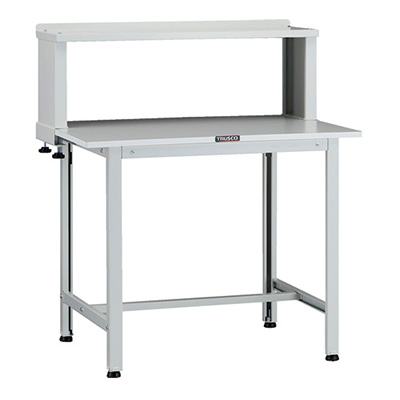トラスコ TRUSCO 軽量作業台 上棚付 ホワイト 900×600×1044mm AOR-0960YURB 137-1710 (商品コード：160859)