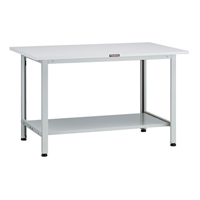 トラスコ TRUSCO 軽量作業台 薄型1段引出し付 ホワイト 1200×750×740mm AO-1275LT2 125-9140 (商品コード：160863)