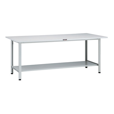 トラスコ TRUSCO 軽量作業台 薄型1段引出し付 ホワイト 1800×900×740mm AO-1890LT2 125-9154 (商品コード：160864)