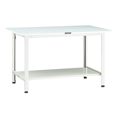 トラスコ TRUSCO 軽量作業台 薄型1段引出し付 ホワイト 1200×750×740mm AOR-1275LT2 137-1686 (商品コード：160866)