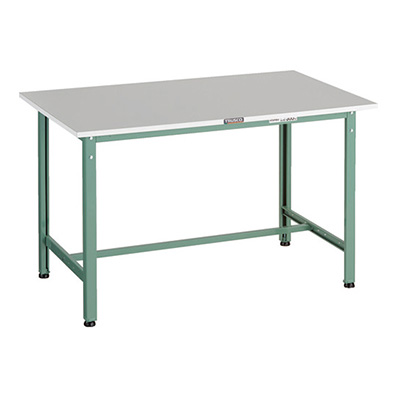 トラスコ TRUSCO 軽量作業台 基本タイプ グリーン 1200×750×740mm RAE2-1200 161-1301 (商品コード：160886)