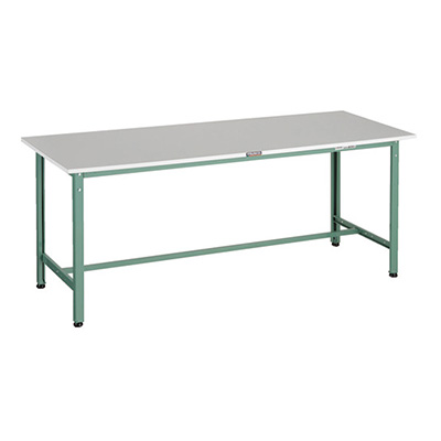 トラスコ TRUSCO 軽量作業台 基本タイプ グリーン 1800×600×740mm RAE2-1860 161-1325 (商品コード：160888)