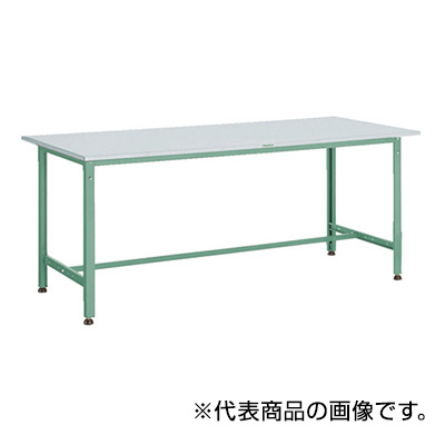 トラスコ TRUSCO 軽量作業台 基本タイプ グリーン 1800×900×740mm RAE-1809 238-5708 (商品コード：160901)