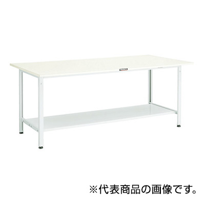 トラスコ TRUSCO 軽量作業台 下棚2枚付 ダークグレー 1800×900×740mm AE-1809LT2 DG 770-1721 (商品コード：160933)