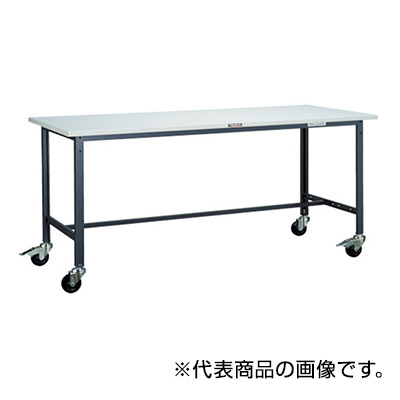 トラスコ TRUSCO 軽量作業台 φ100mmキャスター付 グリーン 900×600×848mm SAE-0960C100 770-2973 (商品コード：161094)