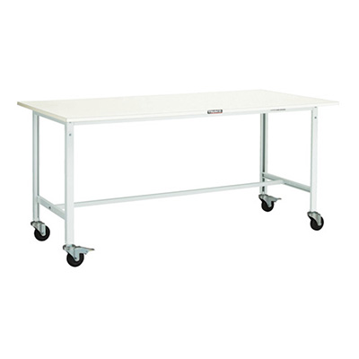 トラスコ TRUSCO 軽量作業台 φ100mmキャスター付 ダークグレー 1800×900×848mm AE-1809C100 DG 454-3084 (商品コード：161103)