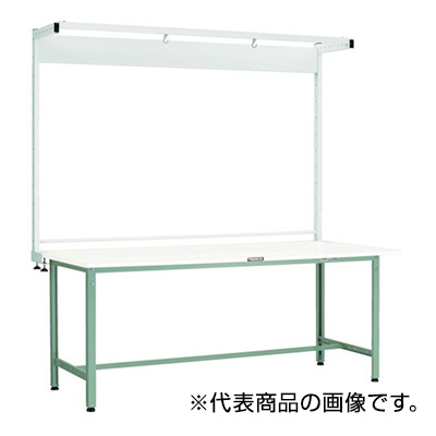 トラスコ TRUSCO 軽量作業台 ツールハンガー付 ダークグレー 1800×900×1948mm RAE-1809THN DG 770-2809 (商品コード：161129)