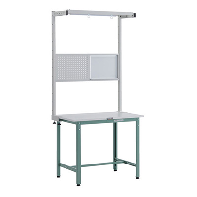 トラスコ TRUSCO 軽量作業台 オプションフルセット付 グリーン 900×600×1948mm RAE-0960THFS 248-6859 (商品コード：161185)