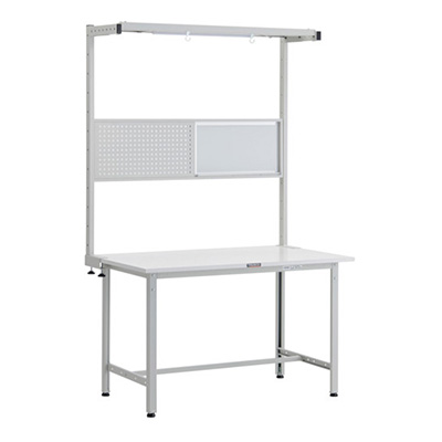 トラスコ TRUSCO 軽量作業台 オプションフルセット付 ホワイト 1200×750×1948mm AE-1200THFS W 247-5826 (商品コード：161189)