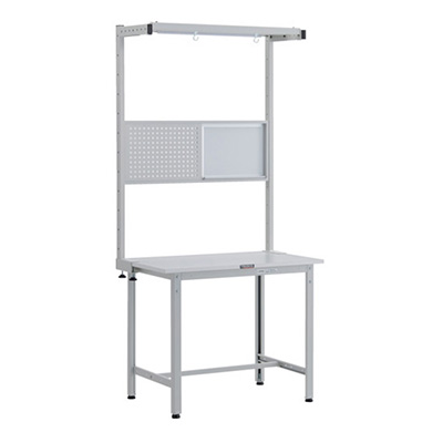 トラスコ TRUSCO 軽量作業台 オプションフルセット付 ホワイト 900×600×1948mm RAE-0960THFS W 248-6863 (商品コード：161191)