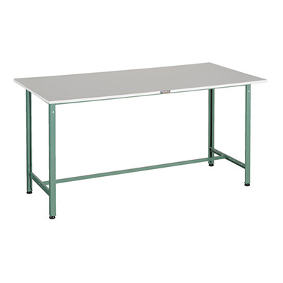 トラスコ TRUSCO 軽量立ち作業台 基本タイプ グリーン 1800×900×900mm HRAE2-1809 161-1286 (商品コード：161253)