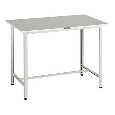 トラスコ TRUSCO 軽量立ち作業台 基本タイプ ホワイト 1200×750×900mm HRAE2-1200 W 161-1267 (商品コード：161256)