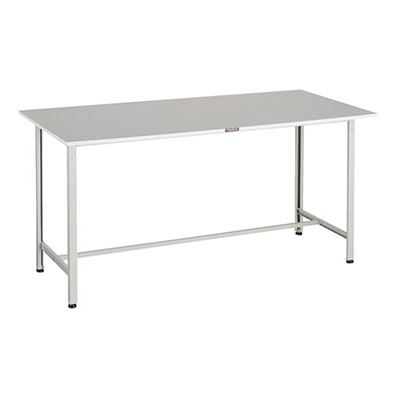 トラスコ TRUSCO 軽量立ち作業台 基本タイプ ホワイト 1800×900×900mm HRAE2-1809 W 161-1288 (商品コード：161259)