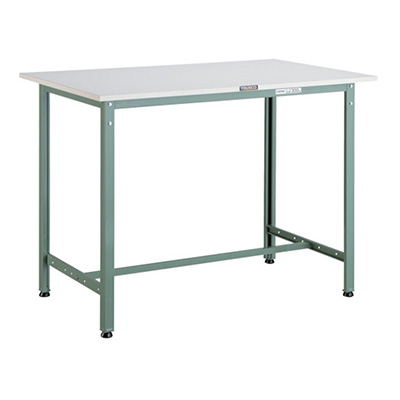 トラスコ TRUSCO 軽量立ち作業台 基本タイプ グリーン 1200×750×900mm HAE-1200 240-8201 (商品コード：161267)