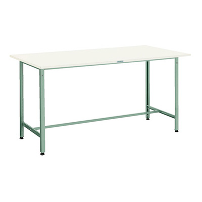 トラスコ TRUSCO 軽量立ち作業台 基本タイプ グリーン 1800×600×900mm HAE-1860 240-8350 (商品コード：161268)