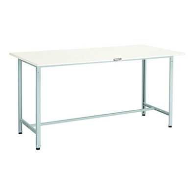 トラスコ TRUSCO 軽量立ち作業台 基本タイプ ホワイト 1800×600×900mm HAE-1860 W 466-9843 (商品コード：161274)