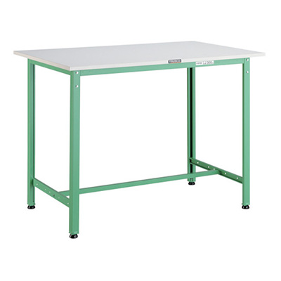 トラスコ TRUSCO 軽量立ち作業台 基本タイプ ヤンググリーン 900×600×900mm HAE-0960 YG 466-9258 (商品コード：161284)