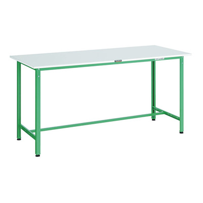 トラスコ TRUSCO 軽量立ち作業台 基本タイプ ヤンググリーン 1800×600×900mm HRAE-1860 YG 467-0566 (商品コード：161289)