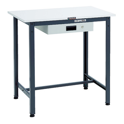 トラスコ TRUSCO 軽量立ち作業台 薄型1段引出し付 ダークグレー 900×600×900mm HRAE-0960UDK1DG 868-8684 (商品コード：161296)