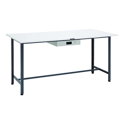 トラスコ TRUSCO 軽量立ち作業台 薄型1段引出し付 ダークグレー 1800×900×900mm HRAE-1809UDK1DG 868-8705 (商品コード：161297)