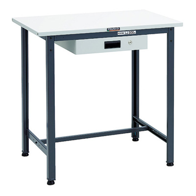 トラスコ TRUSCO 軽量立ち作業台 薄型1段引出し付 ダークグレー 900×600×900mm HSAE-0960UDK1 DG 868-8712 (商品コード：161298)