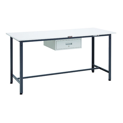 トラスコ TRUSCO 軽量立ち作業台 1段引出し付 ダークグレー 1800×750×900mm HRAE-1800F1DG 868-8694 (商品コード：161316)