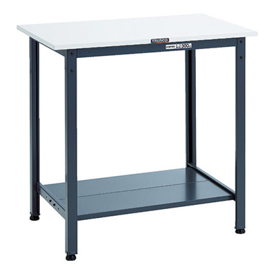 トラスコ TRUSCO 軽量立ち作業台 下棚2枚入り ダークグレー 900×600×900mm HRAE-0960LT2 DG 868-8682 (商品コード：161380)