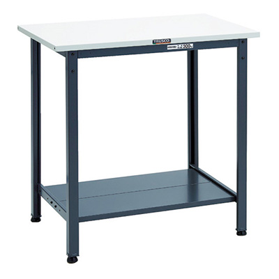 トラスコ TRUSCO 軽量立ち作業台 下棚2枚入り ダークグレー 900×600×900mm HSAE-0960LT2 DG 868-8711 (商品コード：161382)