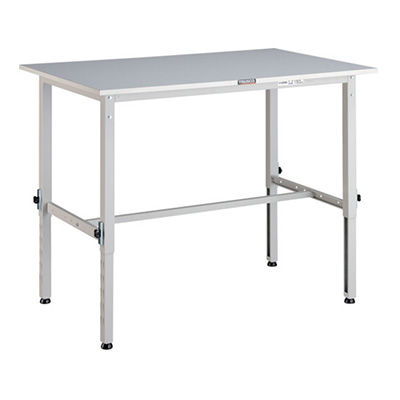 トラスコ TRUSCO 高さ調節式作業台 基本タイプ ホワイト 1200×750×650～950mm RAEM-1200 W 467-2348 (商品コード：161406)