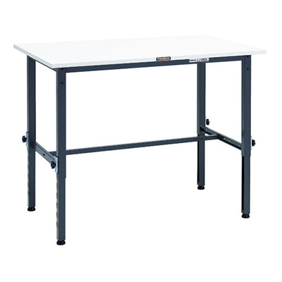 トラスコ TRUSCO 高さ調節式作業台 基本タイプ ダークグレー 1200×750×650～950mm AEM-1200 DG 868-8627 (商品コード：161409)