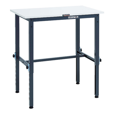 トラスコ TRUSCO 高さ調節式作業台 基本タイプ ダークグレー 900×600×650～950mm RAEM-0960 DG 868-8730 (商品コード：161411)
