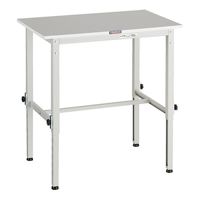 トラスコ TRUSCO 高さ調節式作業台 基本タイプ ホワイト 900×600×650～950mm RAEM2-0960 W 161-1330 (商品コード：161420)