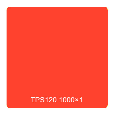 タックペイント 一般タイプ TPS120 ポピーレッド 1000mm×切売 (商品コード：060430)