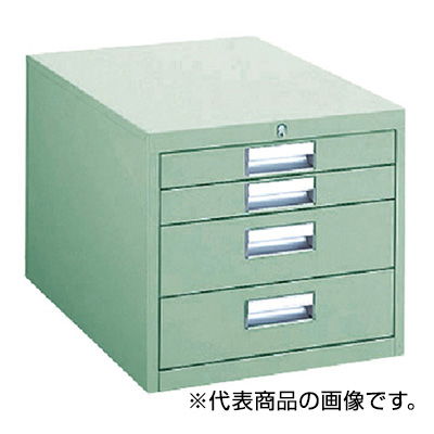 トラスコ TRUSCO キャビネット「D型」 グリーン 457×660×415mm D-4Z 466-8286 (商品コード：161821)