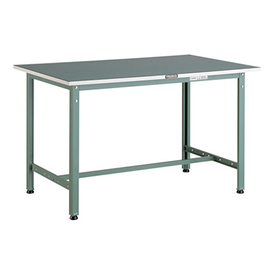 トラスコ TRUSCO 軽量作業台「AE型」 ビニールマット張り グリーン 900×450×742mm AE-0945E2 243-5217 (商品コード：161941)