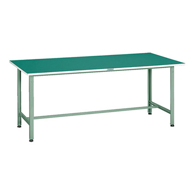 トラスコ TRUSCO 軽量作業台「AE型」 ビニールマット張り グリーン 1500×750×742mm AE-1500E2 243-5284 (商品コード：161945)