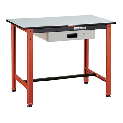 トラスコ TRUSCO 軽量作業台「TFAE型」 引出し付 900×600×740mm TFAEL-0960UDK1 450-1306 (商品コード：161977)
