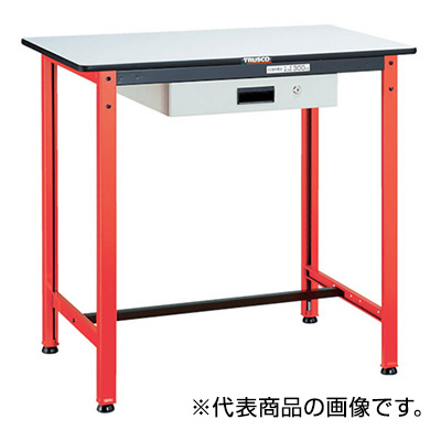 トラスコ TRUSCO 軽量作業台「TFAE型」 引出し付 1200×600×900mm TFAE-1260UDK1 770-3554 (商品コード：161980)