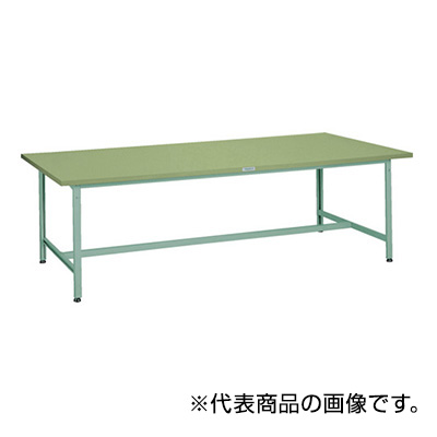 トラスコ TRUSCO 大型軽量作業台「AEH型」 基本型 1800×1200×740mm AEH-1800 242-4339 (商品コード：162011)