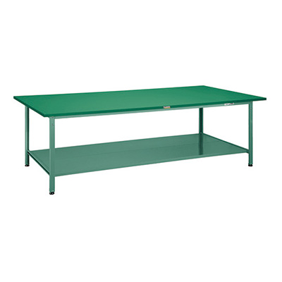 トラスコ TRUSCO 大型軽量作業台「AEH型」 下棚付 2400×1200×740mm AEH-2400LT 242-4401 (商品コード：162013)