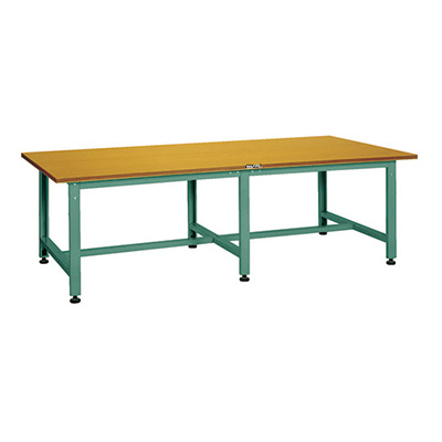 トラスコ TRUSCO 大型中量作業台「HWD型」 基本型 2400×1200×740mm HWD-2400 241-0753 (商品コード：162015)