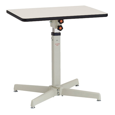 トラスコ TRUSCO 昇降式作業台「ローハイシステムテーブル」 600×450×590～740mm LH-F601M 137-2376 (商品コード：162090)