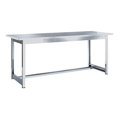 トラスコ TRUSCO オールステンレス作業台 H型枠タイプ 1800×600×740mm TWB-1860SUS 459-3405 (商品コード：162164)