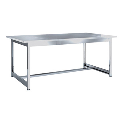 トラスコ TRUSCO オールステンレス作業台 H型枠タイプ 1800×900×740mm TWB-1890SUS 459-3421 (商品コード：162166)