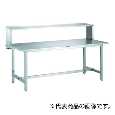 トラスコ TRUSCO オールステンレス作業台 上棚付 900×600×1044mm SW3-0960UT 458-8878 (商品コード：162180)