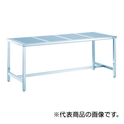 トラスコ TRUSCO オールステンレス作業台 H型枠タイプ 1200×600×750mm PTH-1260 458-8509 (商品コード：162239)