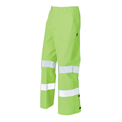 トラスコ TRUSCO ゴアテックス高視認制電レインスーツ パンツ 蛍光イエロー LLサイズ GXHP-LL-Y 161-1783 (商品コード：162390)