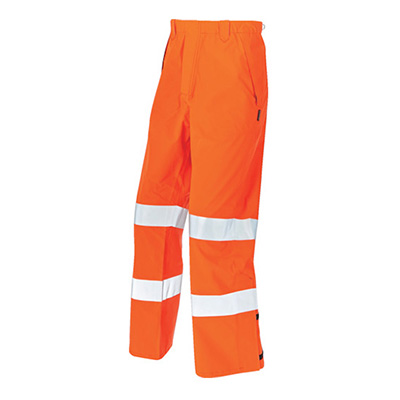 トラスコ TRUSCO ゴアテックス高視認制電レインスーツ パンツ 蛍光オレンジ Mサイズ GXHP-M-OR 161-1810 (商品コード：162393)