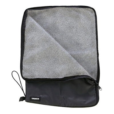 トラスコ TRUSCO 吸水マイクロファイバーバッグ 黒 310×430mm MFRC 240-9170 (商品コード：162495)