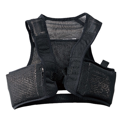 トラスコ TRUSCO アイシングベスト ブラック フリーサイズ TICEV-BK 194-8977 (商品コード：162503)